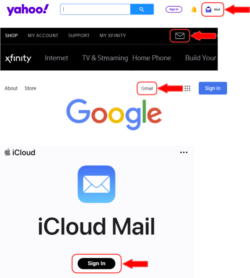 EmailProvidersHighlightedComp